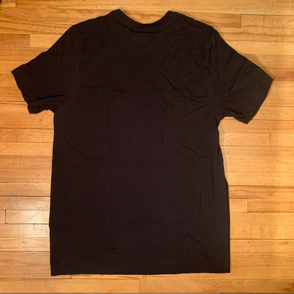 NIKE DRI-FIT LA LAKERS 2020 CHAMPIONSHIP CHAIN MEN'S BLACK GOLD SHIRT SIZE M-2XL - Picture 2 of 4